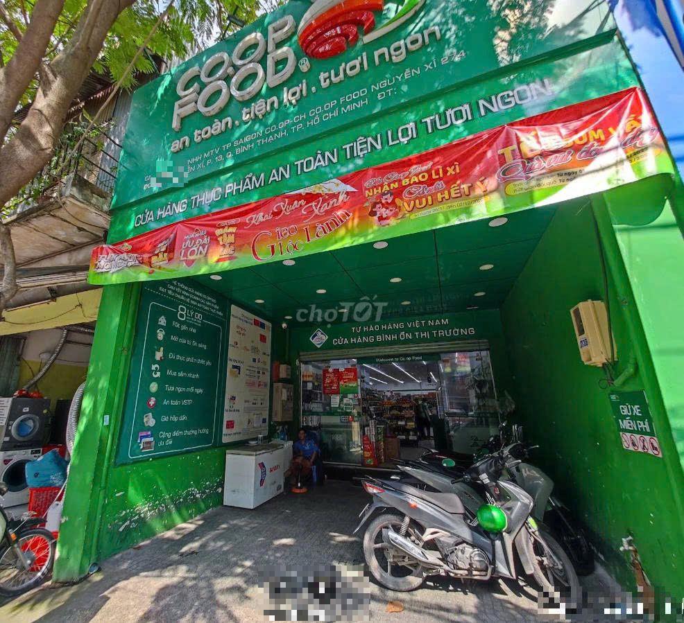 1 Sàn 200m2 ! 🔖 Mặt Tiền Nguyễn Xí 6x35m Có Sân Đậu Xe Gần CC RichMon