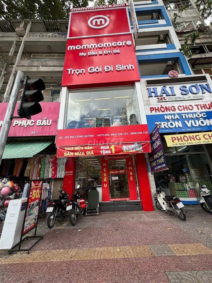 CHO THUÊ NHÀ MẶT TIỀN ĐƯỜNG CỐNG QUỲNH, PHƯỜNG PHẠM NGŨ LÃO, QUẬN 1