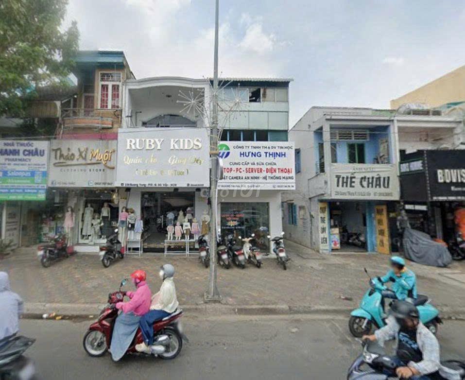 🔥 CHO THUÊ NHÀ MẶT TIỀN QUANG TRUNG – GÒ VẤP |1 TRỆT 1 LẦU| 30TR/THÁNG