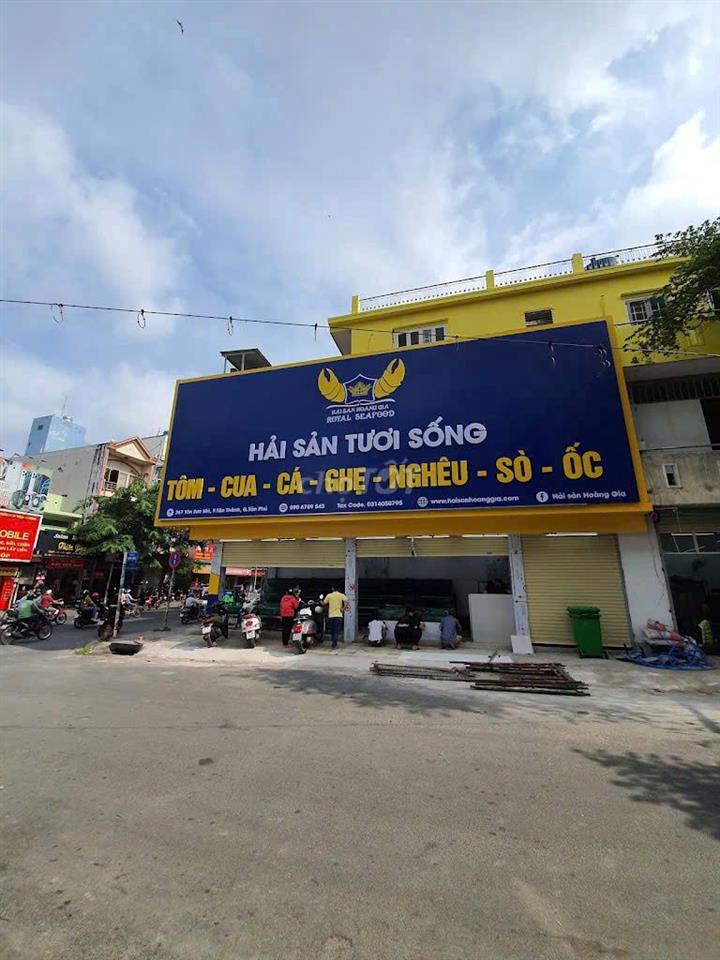 CHO THUÊ NHÀ 2 MẶT TIỀN TÂN SƠN NHÌ-TÂN PHÚ, 1 TRỆT 2 LẦU, GIÁ 45TR/TH