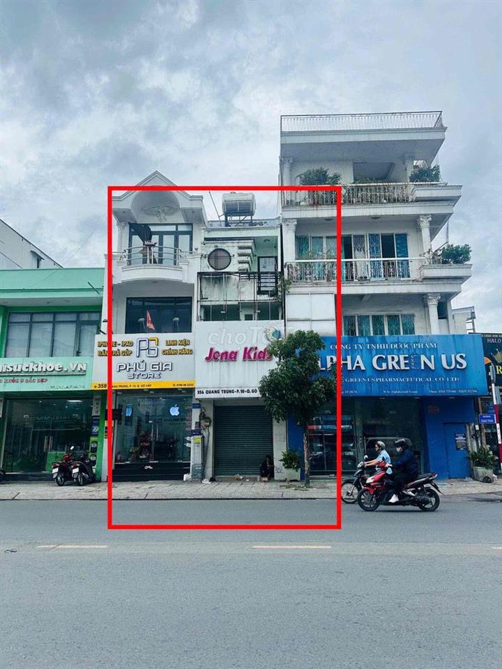 CHO THUÊ NHÀ MẶT TIỀN QUANG TRUNG 4PN P10 GÒ VẤP GẦN  VINCOM