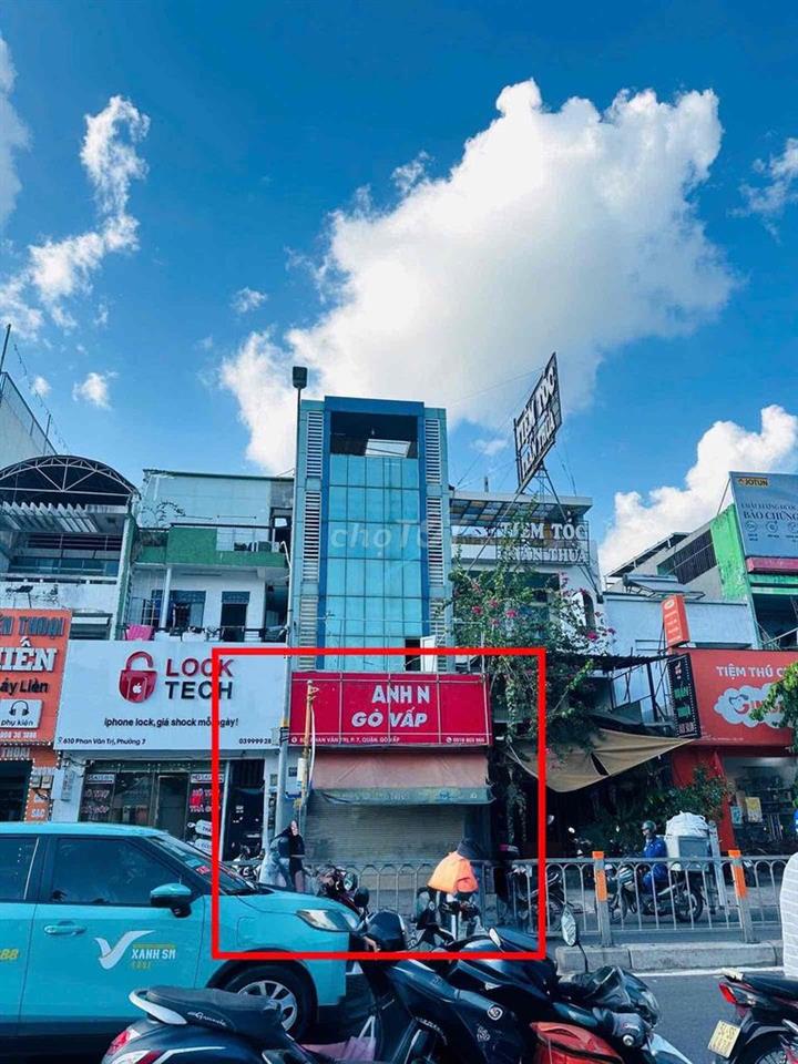 MẶT BẰNG  MẶT  TIỀN PHAN VĂN TRỊ P7 GÒ VẤP NGAY  NGÃ 5 VỊ TRÍ TRUN
