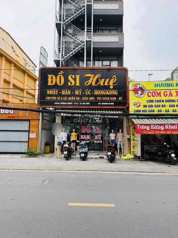 CHO MẶT BẰNG MẶT TIỀN THỐNG NHẤT GÒ VẤP NGAY NGÃ 3 NGUYỄN VĂN LƯỢNG