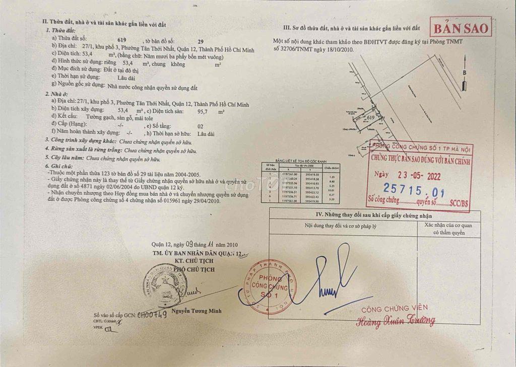 nhà mặt tiền trường chinh rộng giá rẻ nhất thị trường