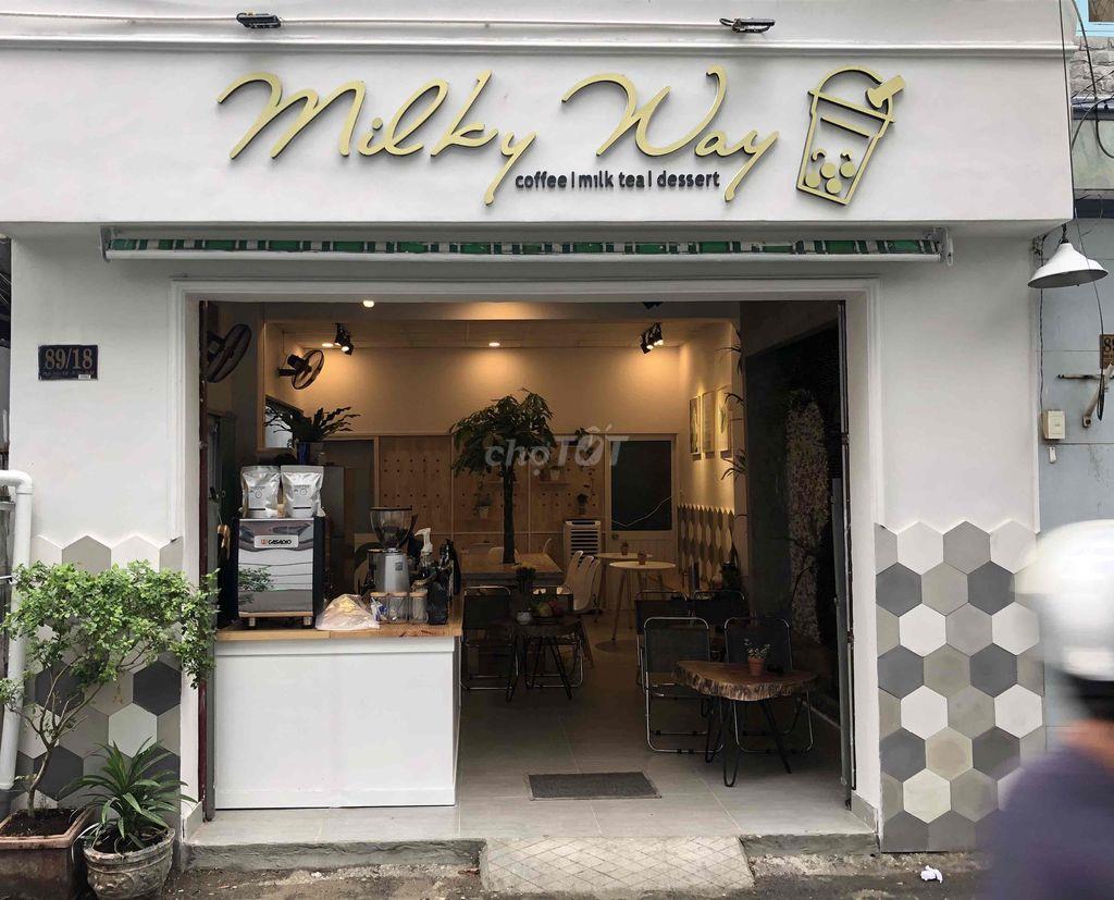 Mặt bằng kinh doanh Cafe setup sẵn