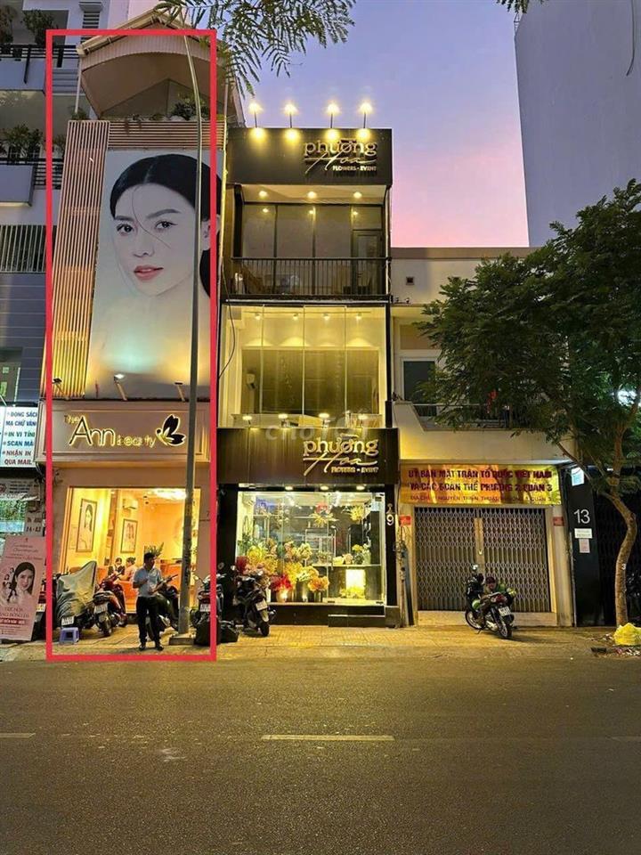MẶT TIỀN NGUYỄN THIỆN THUẬT QUẬN 3 - 4x12,5m - 4 TẦNG - GIÁ: 40 TRIỆU