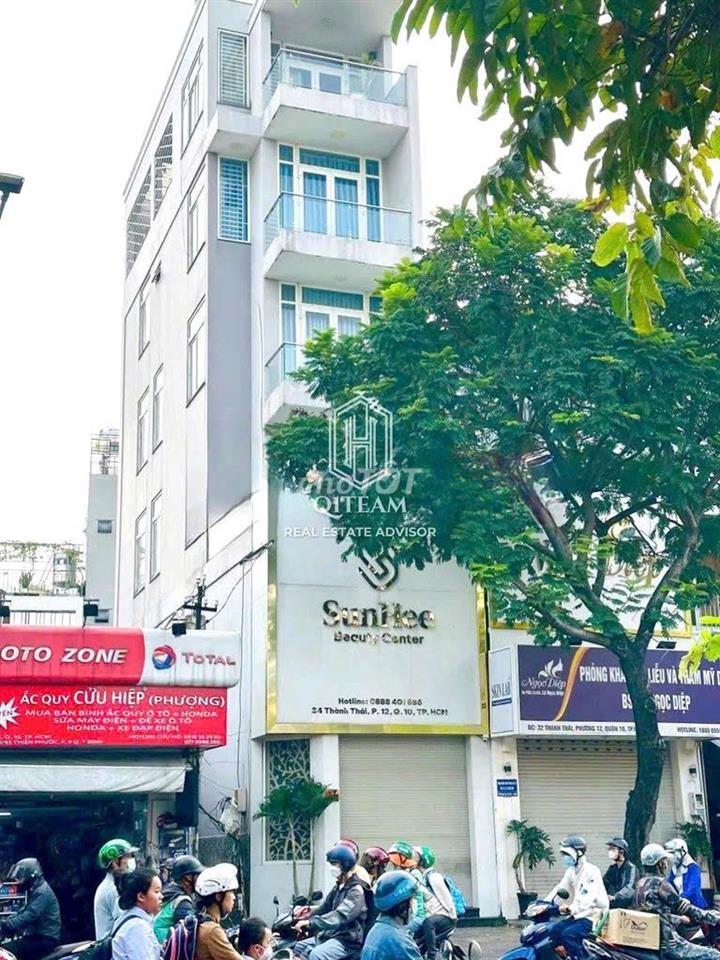 MẶT TIỀN THÀNH THÁI , QUẬN 10 - 5x16m - 6 TẦNG THANG MÁY - 52 TRIỆU/TH