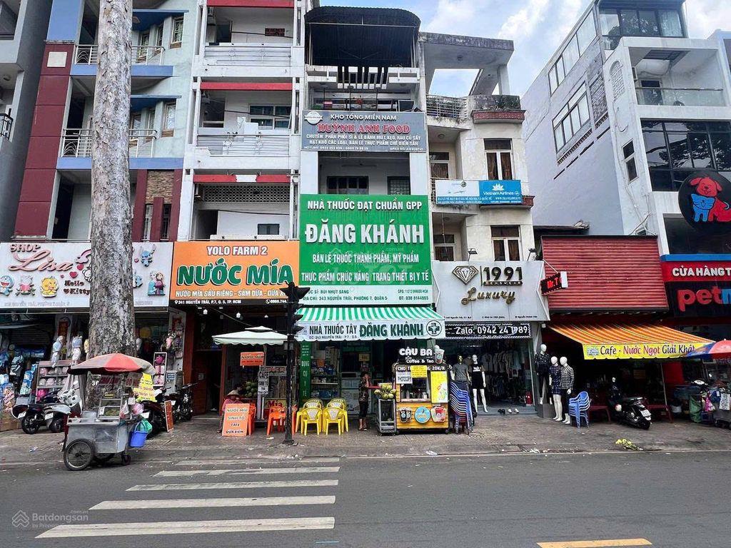 MẶT TIỀN NGUYỄN TRÃI , QUẬN 5 - 4,1x16m - 4 TẦNG - GIÁ THUÊ: 55 TRIỆU