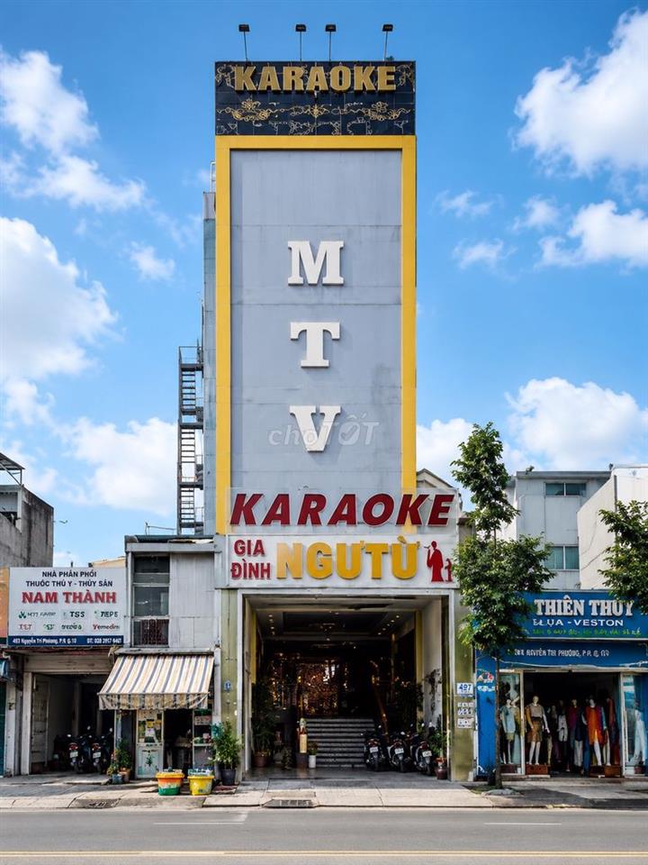 TÒA NHÀ KARAOKE FULL NỘI THẤT - QUANG TRUNG GÒ VẤP - 18 PHÒNG