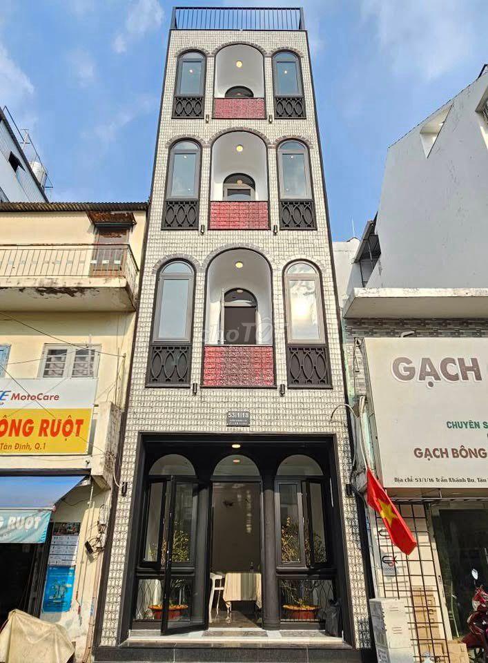 53 TRẦN KHÁNH DƯ – TÂN ĐỊNH, QUẬN 1 - 4x12m- 4 TẦNG THANG MÁY
