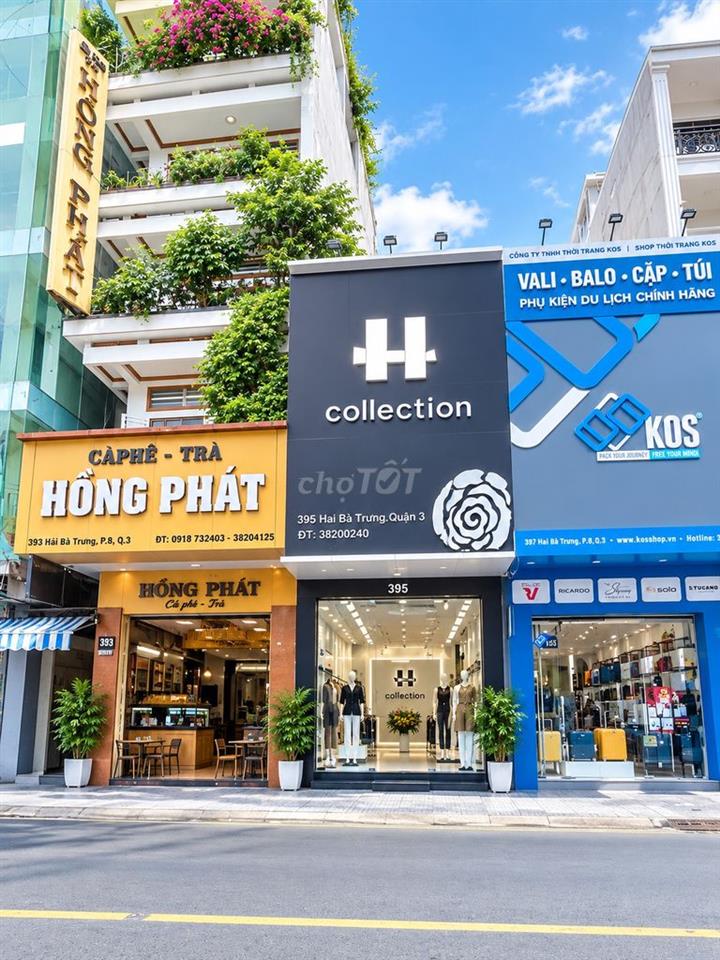 MẶT TIỀN HAI BÀ TRƯNG - NHÀ THỜ TÂN ĐỊNH - 4,3x20m - 3 TẦNG - 70 TRIỆU