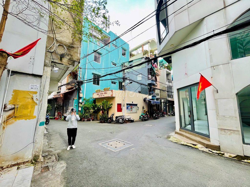 🔥  GÓC 2 MẶT TIỀN HẺM LÊ VĂN SỸ, PHÚ NHUẬN - 5X15m - 5 TẦNG THANG MÁY