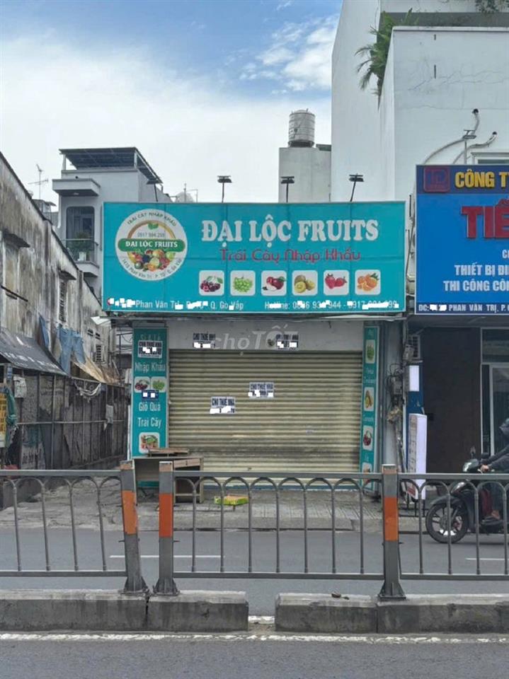 Cho thuê nhà góc 2 mặt tiền Phan Văn Trị, P.10, Gò Vấp 4,5x20