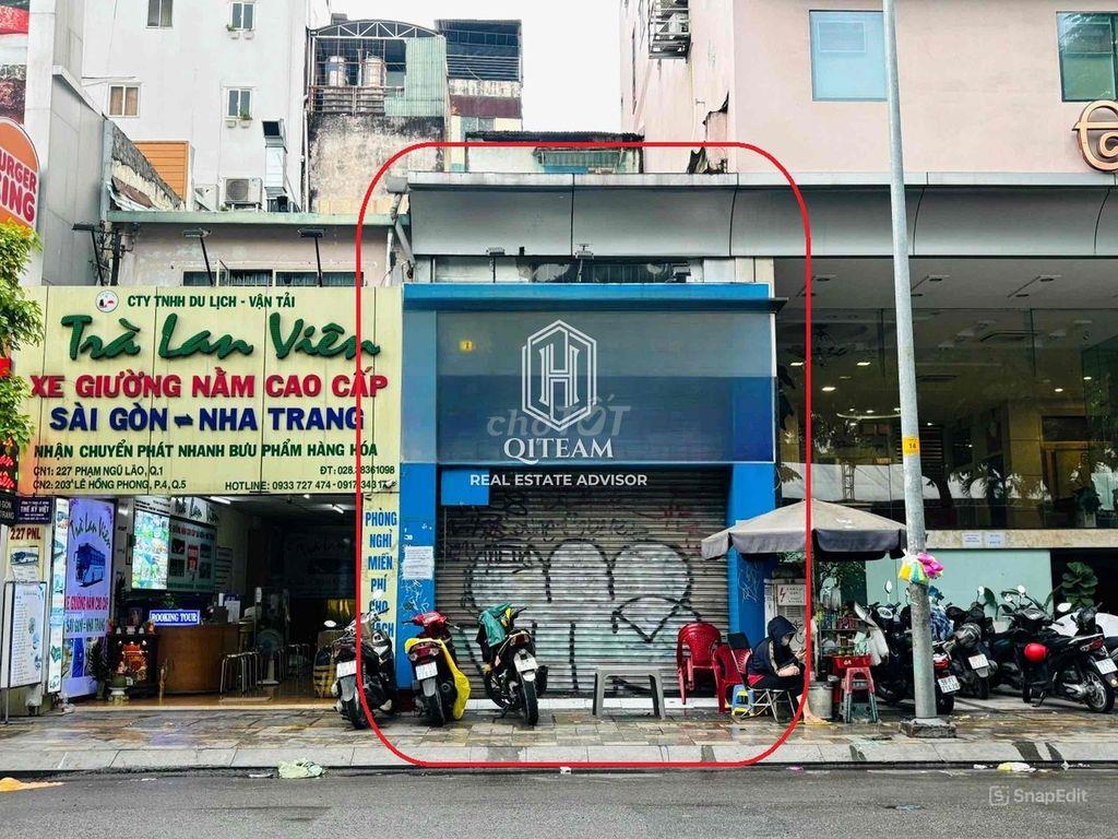 🏢 CHO THUÊ NHÀ MẶT TIỀN PHẠM NGŨ LÃO – QUẬN 1