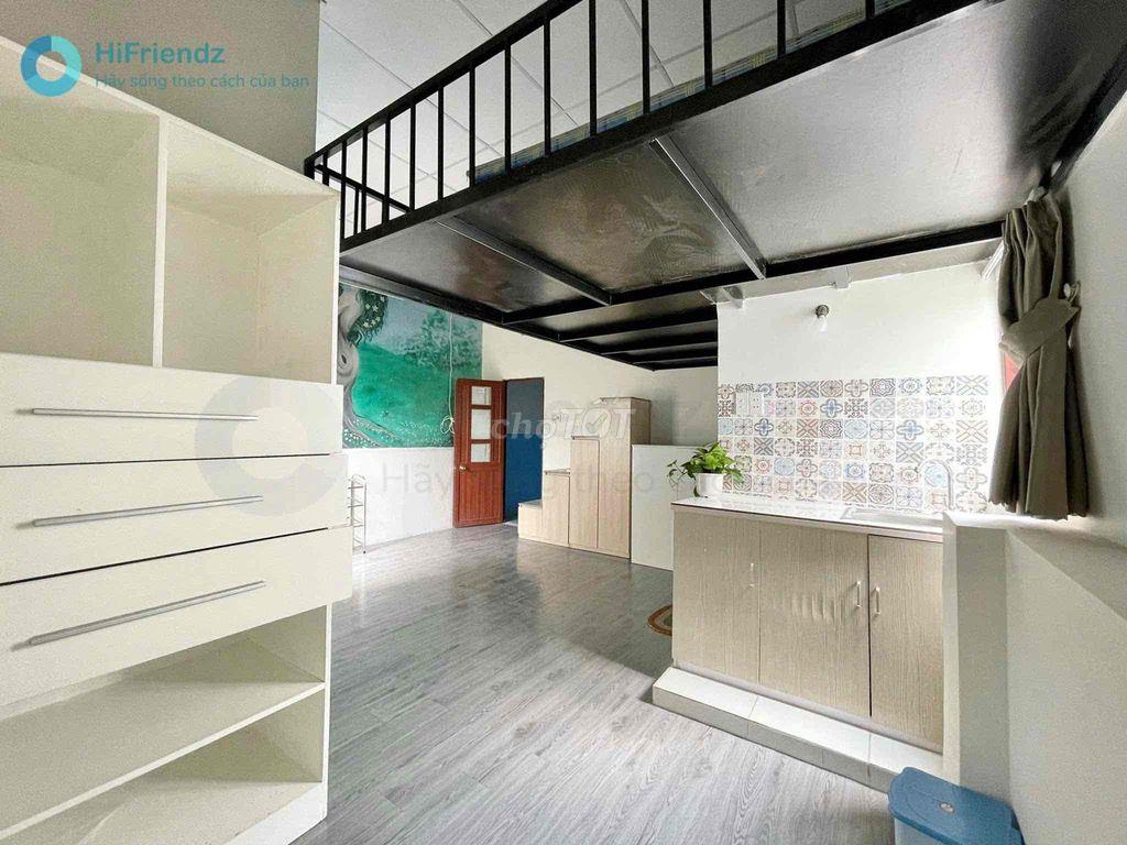 Phòng duplex bancol full nội thất đối diện đh Văn Lang cs3
