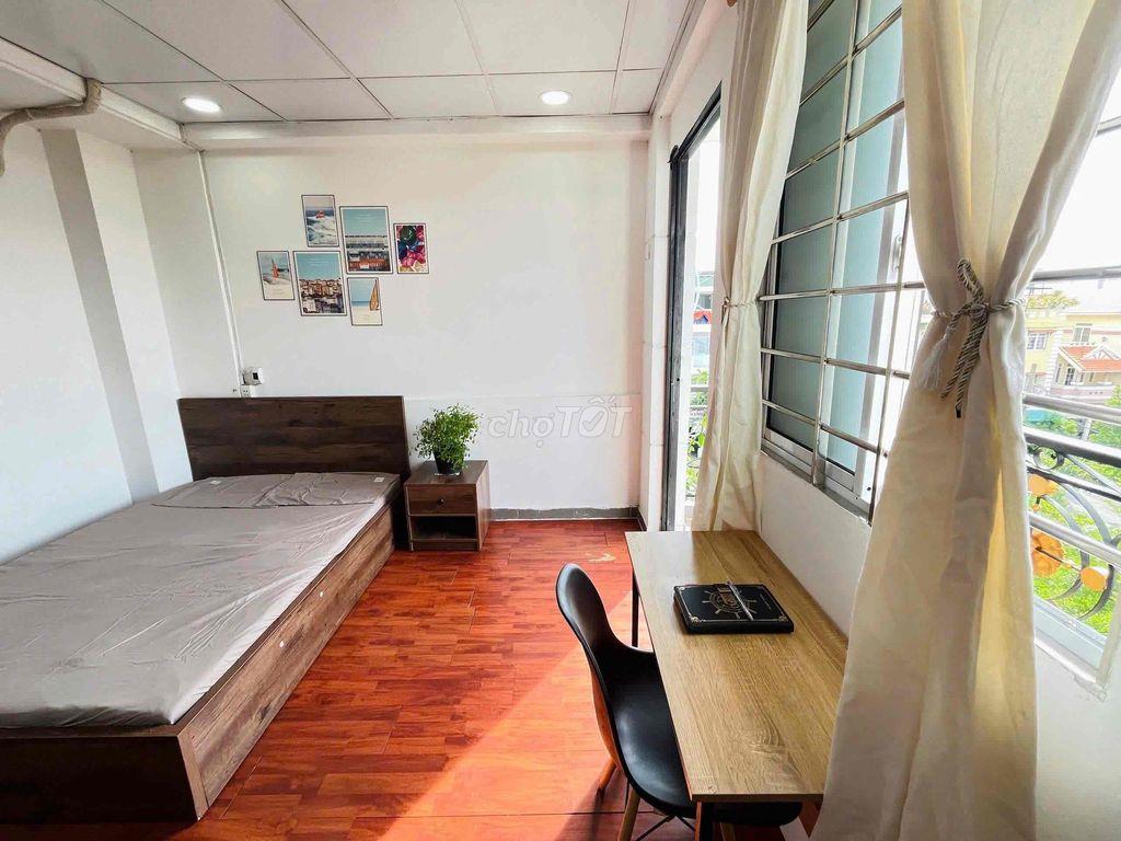 Phòng Tách Bếp 01 PN balcon thoáng mát gần VLU Gigamall