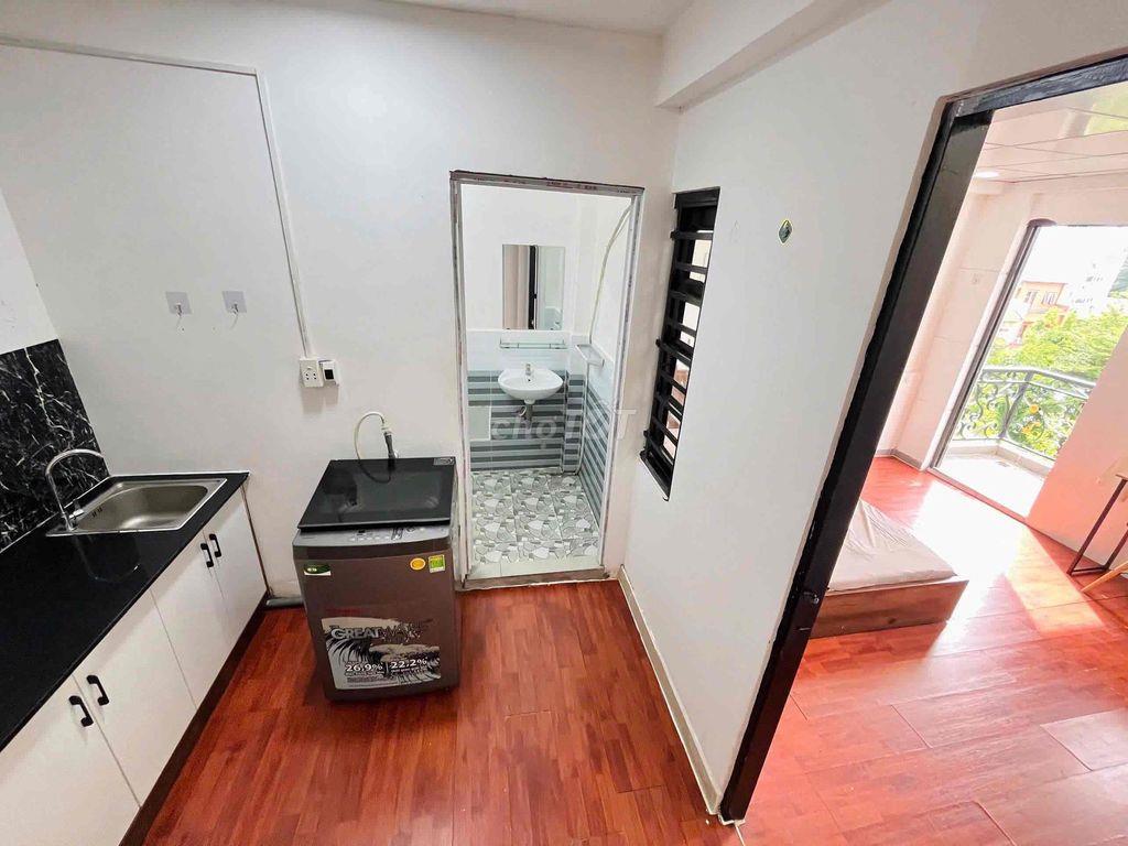 Phòng Tách Bếp 01 PN balcon thoáng mát gần VLU Gigamall