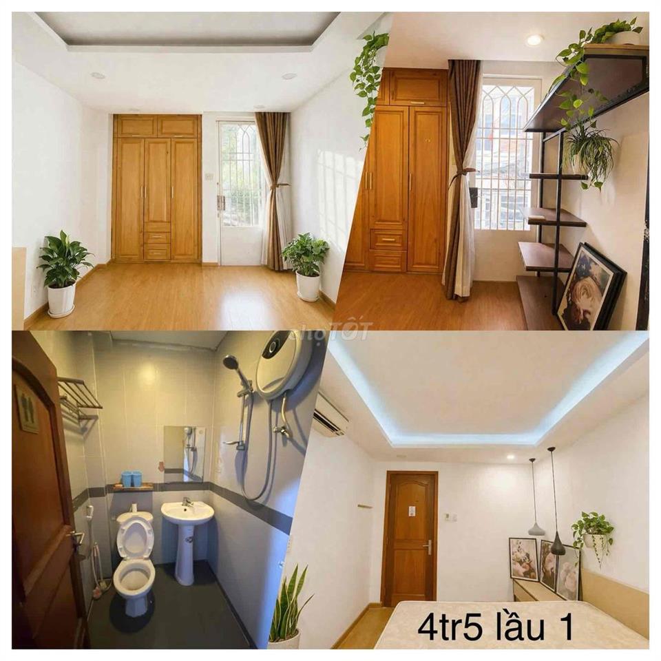 Phòng ban công giá rẻ wc riêng lầu 3