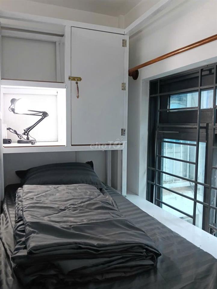 SLEEPBOX SƯ VẠN HẠNH QUẬN 10 NGAY CAO ĐẲNG, ĐH KINH TẾ FULL NỘI THẤT✨