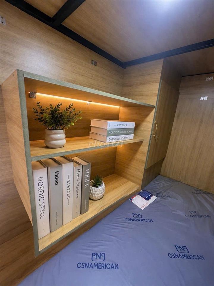 CHO THUÊ SLEEPBOX KHA VẠN CÂN GẦN CĐ CÔNG NGHỆ, FULL NT, MÁY LẠNH❄️ 