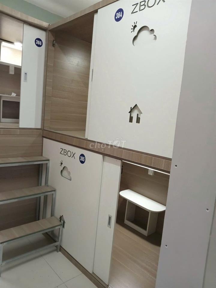 CHO THUÊ SLEEPBOX 1TR5/THÁNG NGAY ĐH NGÂN HÀNG THỦ ĐỨC, PHÒNG MÁY LẠNH