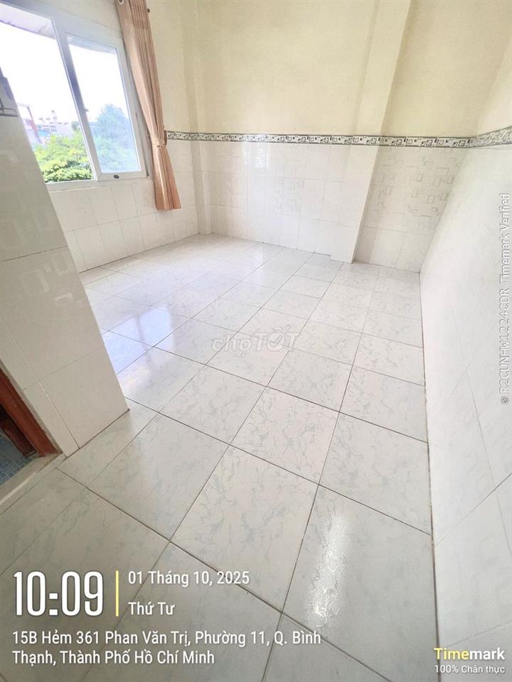 Cho 01 nữ 01 xe, thuê Phòng trọ Bình Thạnh, an ninh, yên tĩnh