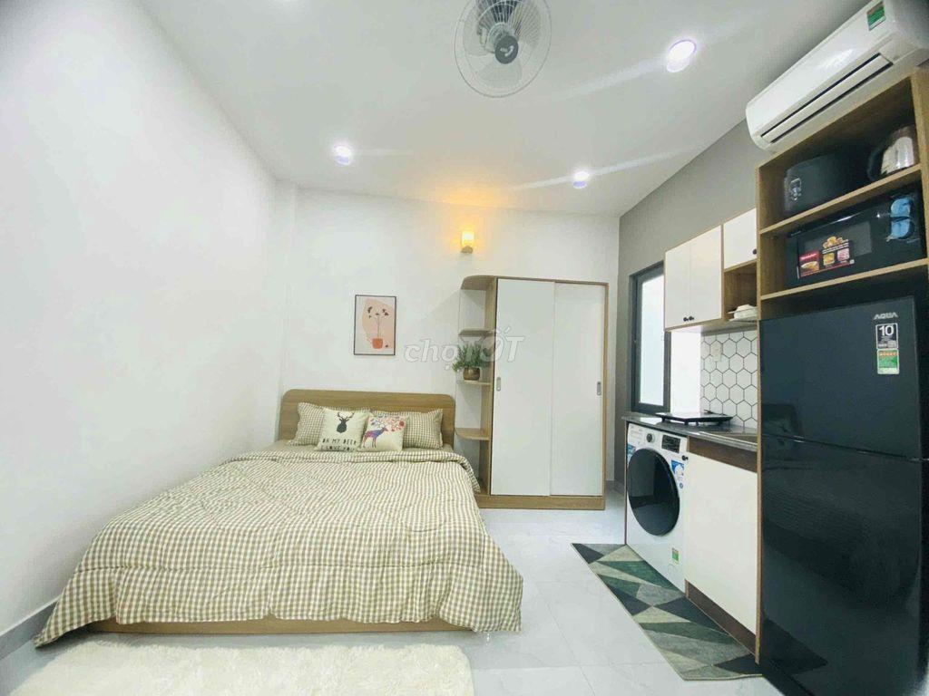 Căn hộ Studio full nội thất, giặt riêng, compound yên tĩnh gần Trần Nã
