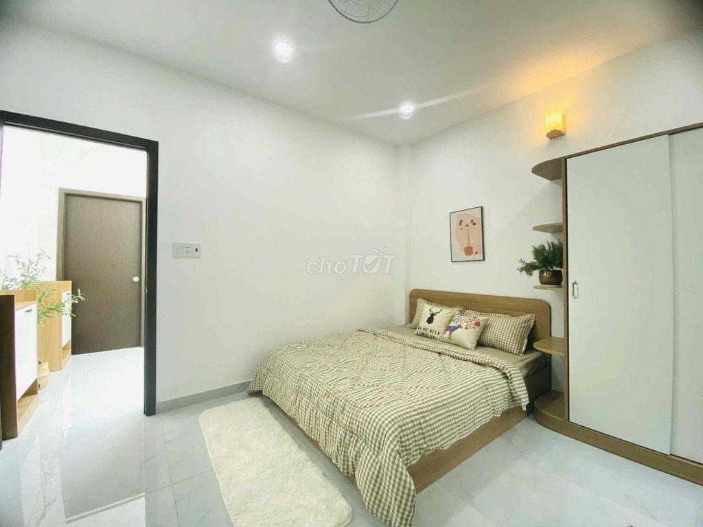 Căn hộ Studio full nội thất, giặt riêng, compound yên tĩnh gần Trần Nã