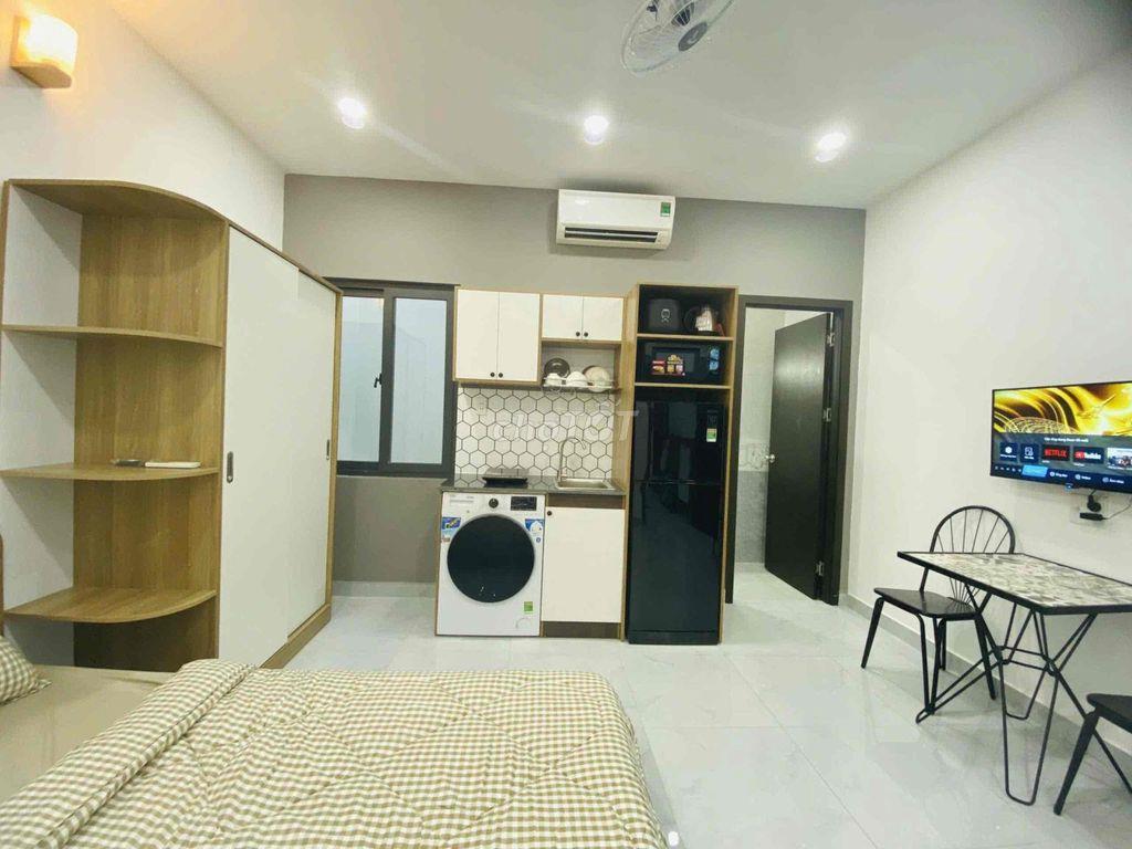 Căn hộ Studio full nội thất, giặt riêng, compound yên tĩnh gần Trần Nã