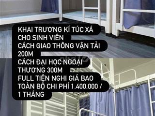 kí túc xá cho sinh viên mới khai trương gần uth bao toàn bộ chi phí