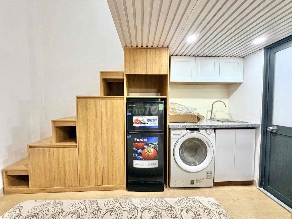 CĂN HỘ NGAY KHU SÂN BAY CÓ GÁC FULL NỘI THẤT - MÁY GIẶT RIÊNG