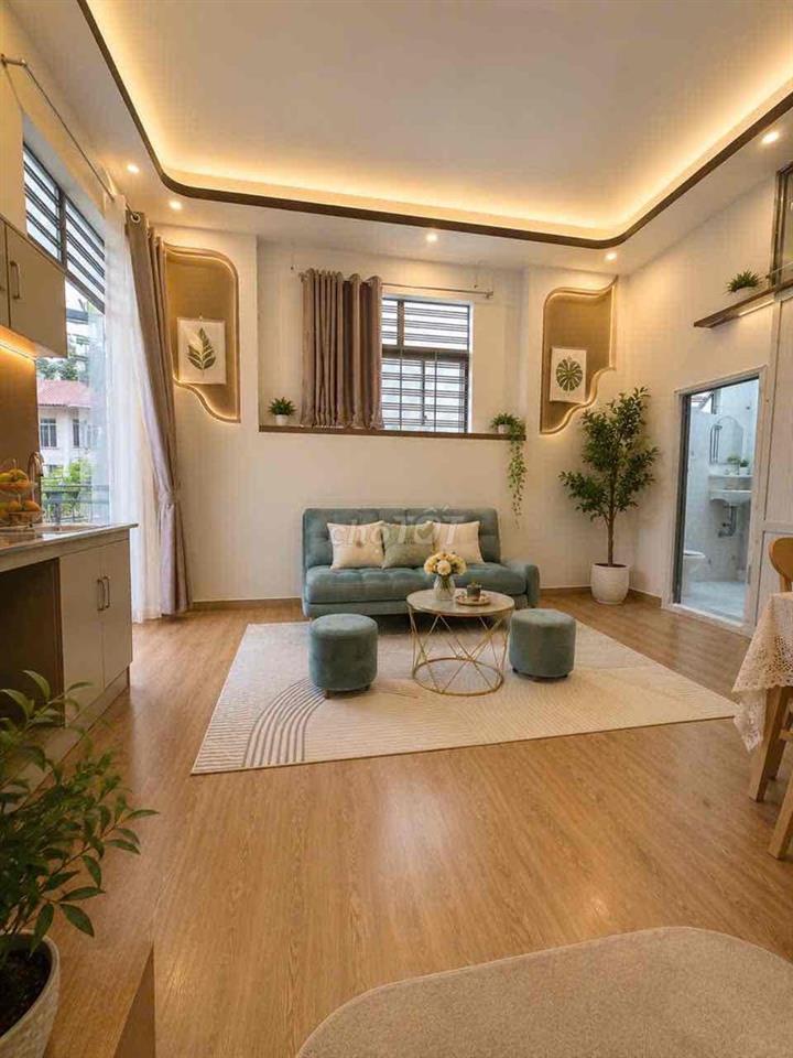 2 PHÒNG NGỦ 1 PHÒNG KHÁCH 60m2 - FULL NỘI THẤT BAN CÔNG Ở PHƯỜNG 12