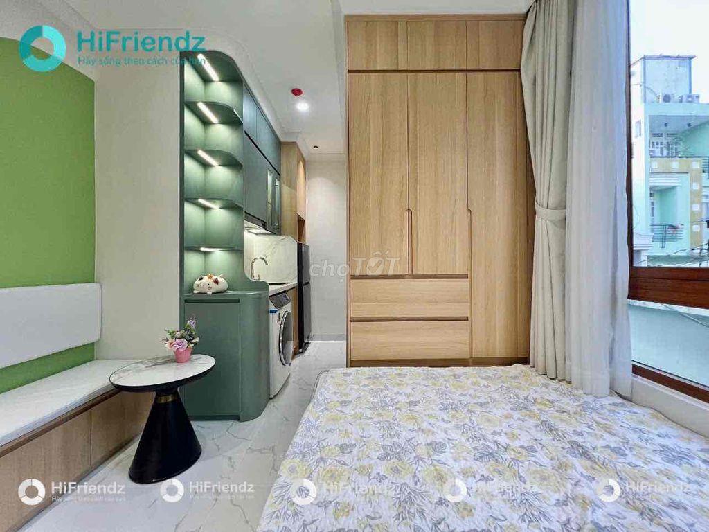 STUDIO FULL NỘI THẤT - DECOR SANG TRỌNG - CỬA SỔ TRỜI LỚN