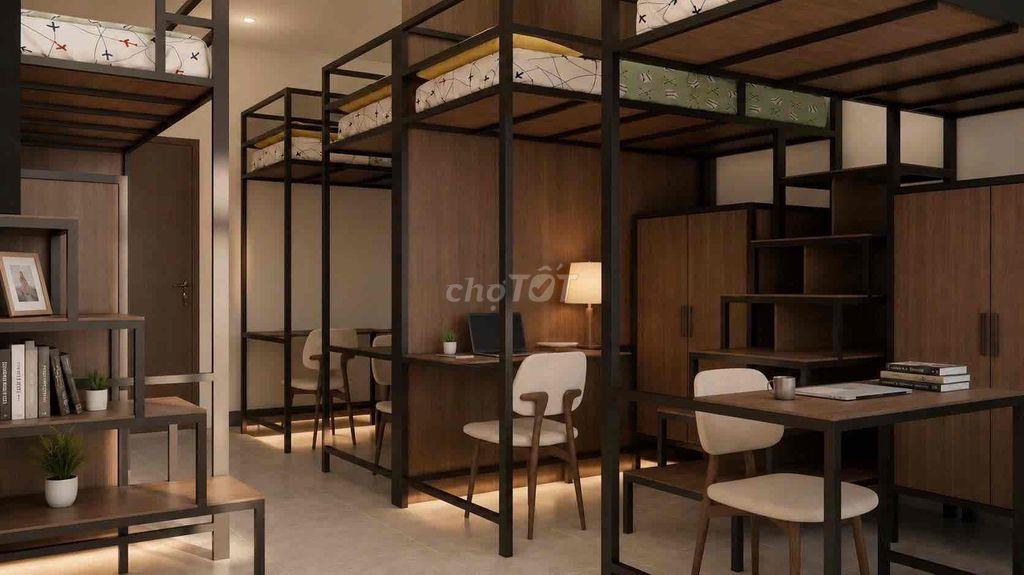 🔥 Giường Dorm 2TR8 Bao tất cả Chi Phí – Sát HUTECH, HIU, UEF