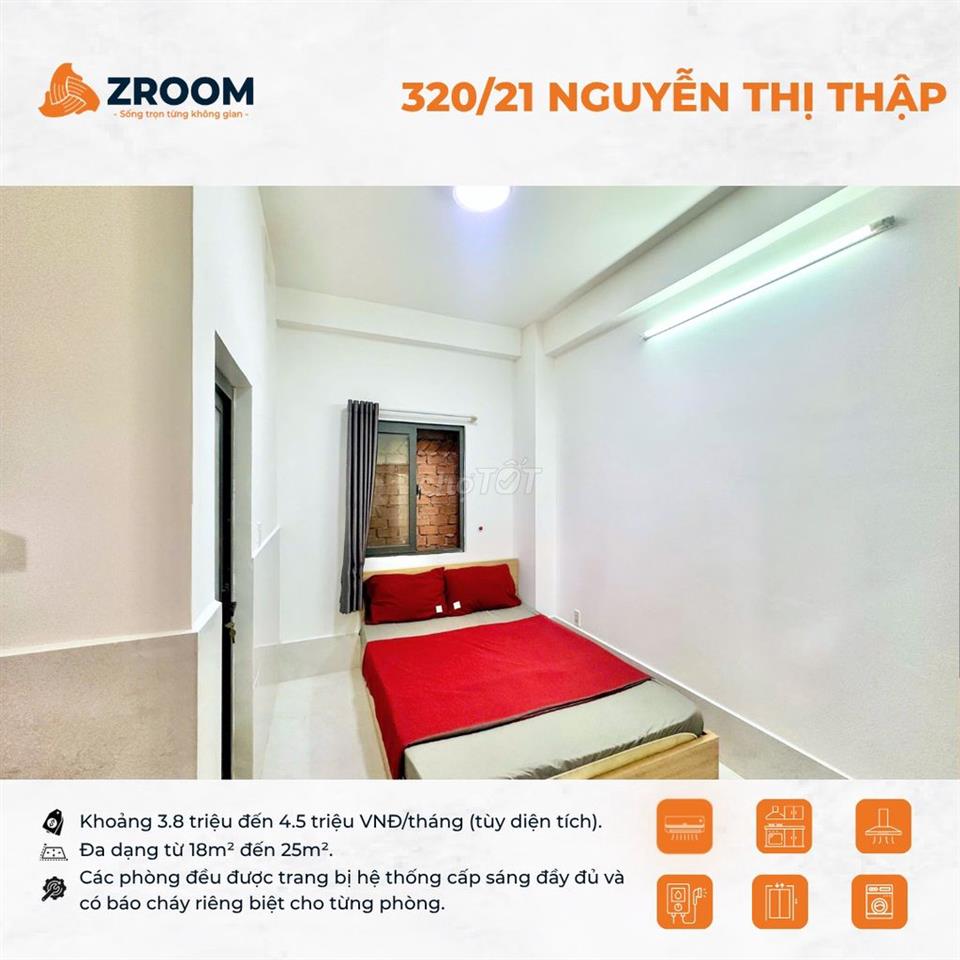 🔥 ZROOM GIẢM NGAY 200K – PHÒNG FULL NỘI THẤT QUẬN 7