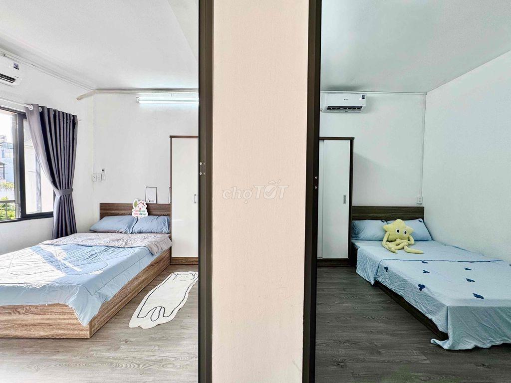 Căn hộ full nội thất 2PN quận 3 - PN có ban côngmáy giặt riêng