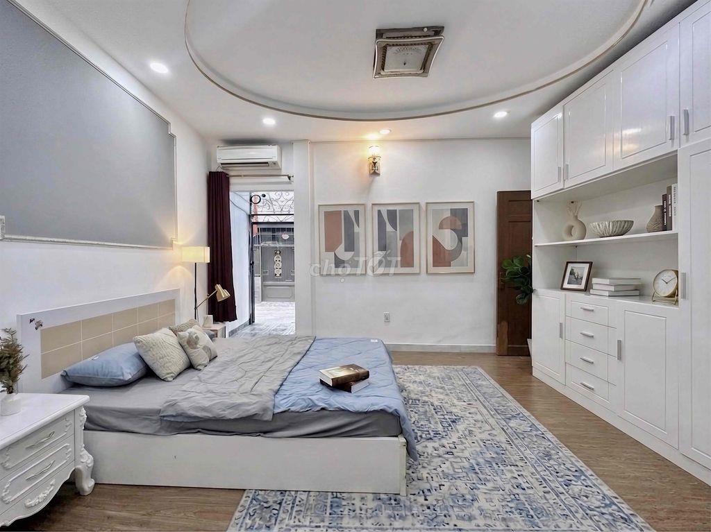 Nhà full nội thất 1PN-1PK cực rộng khu Lê Văn Sỹ, Trần Quang Diệu, Q3