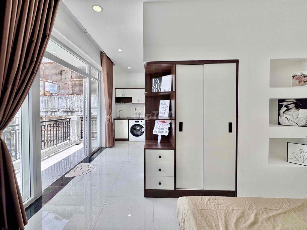 Căn hộ full nội thất 1PK - 1PN ban công . CV Hoàng Văn Thụ Q. Tân Bình