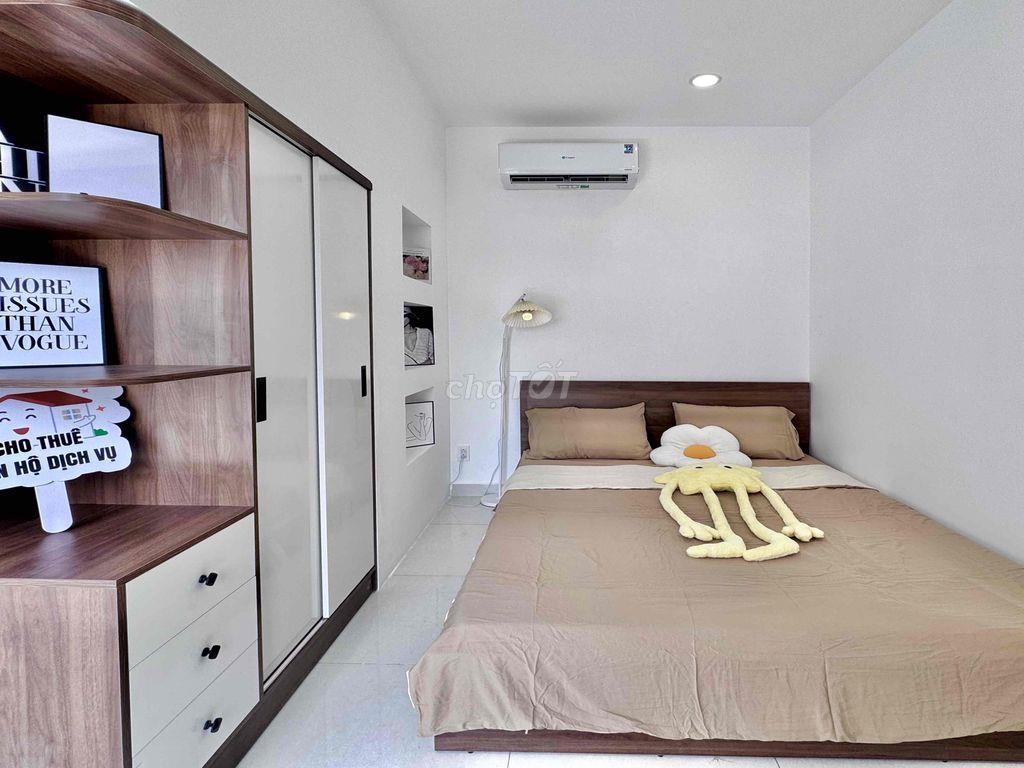 Căn hộ full nội thất 1PK - 1PN ban công . CV Hoàng Văn Thụ Q. Tân Bình