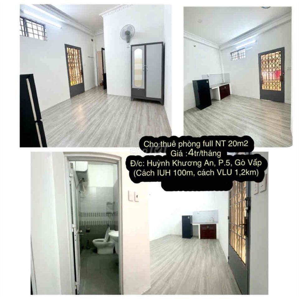 Cho thuê phòng mới xây như hình