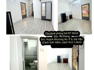 Cho thuê phòng mới xây như hình