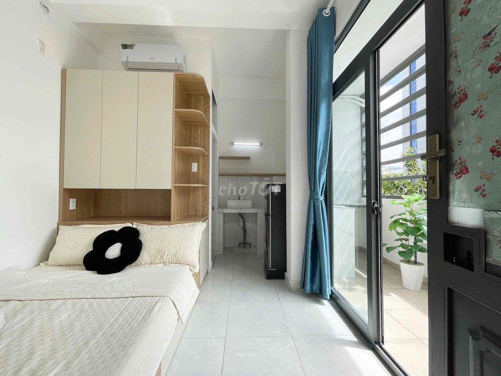 🏡 STUDIO BAN CÔNG SIÊU THOÁNG – FULL NỘI THẤT
