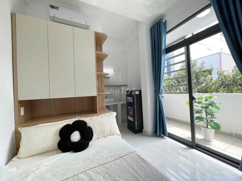🏡 STUDIO BAN CÔNG SIÊU THOÁNG – FULL NỘI THẤT