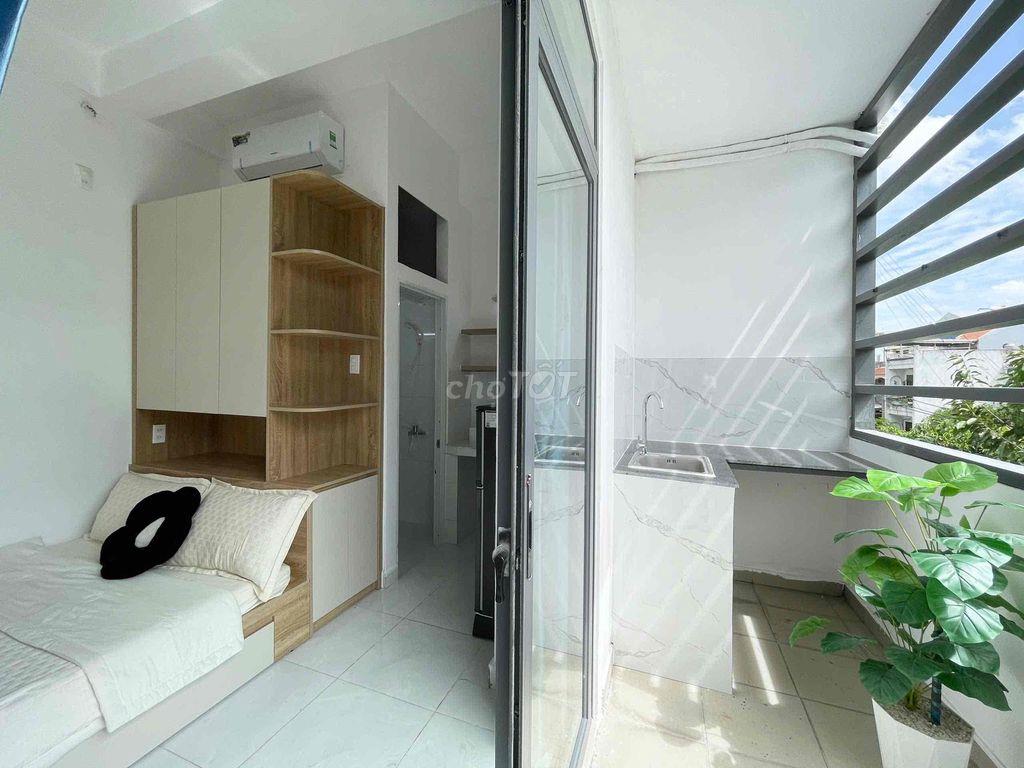 🏡 STUDIO BAN CÔNG SIÊU THOÁNG – FULL NỘI THẤT
