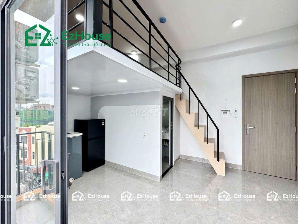 Gác ban công Vườn Lài full nội thất có thang máy - hầm xe - giặt chung
