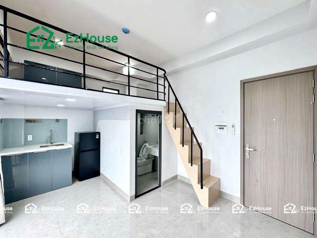 Gác ban công Vườn Lài full nội thất có thang máy - hầm xe - giặt chung