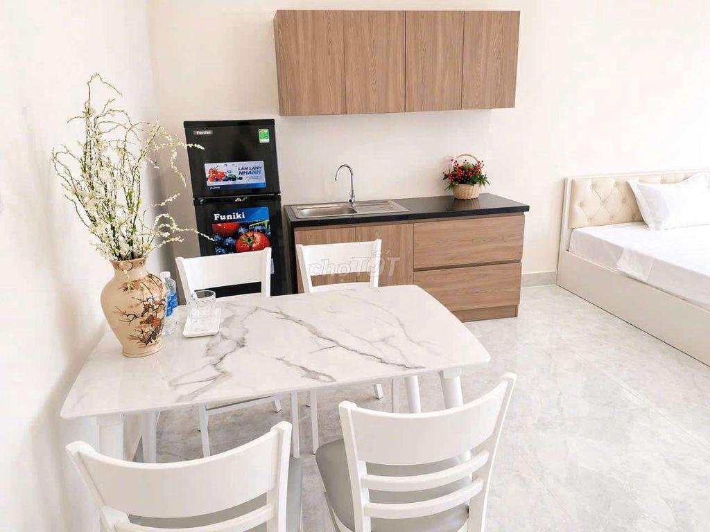 💥Phòng Đẹp Mới 36m2 view sông, Full nội thất, thang máy, sát Q1
