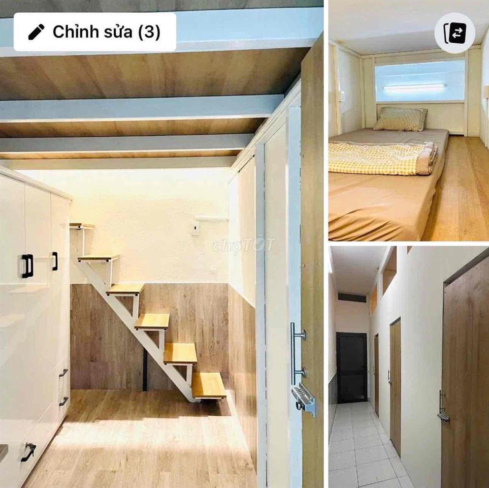 DORM 1 NGƯỜI TÂN BÌNH riêng tư, Bao all các phí, cửa khoá, đứng được