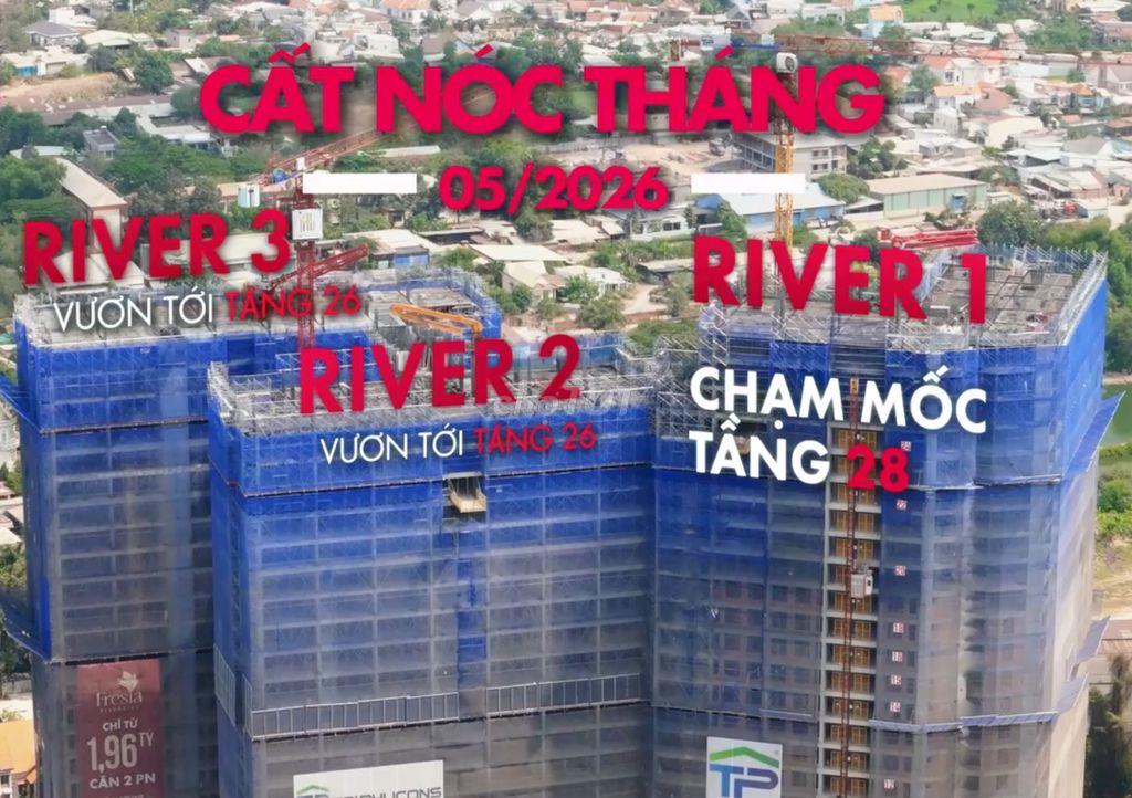 HOT CHÍNH CHỦ CẮT LỖ CĂN Fresia Riverside VIEW SÔNG TẦNG 17