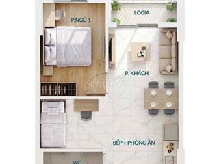 NOXH K-HOME BIÊN HÒA - THẦU PHƯỚC THÀNH XÂY CHUẨN THƯƠNG MẠI - CĂN 1PN